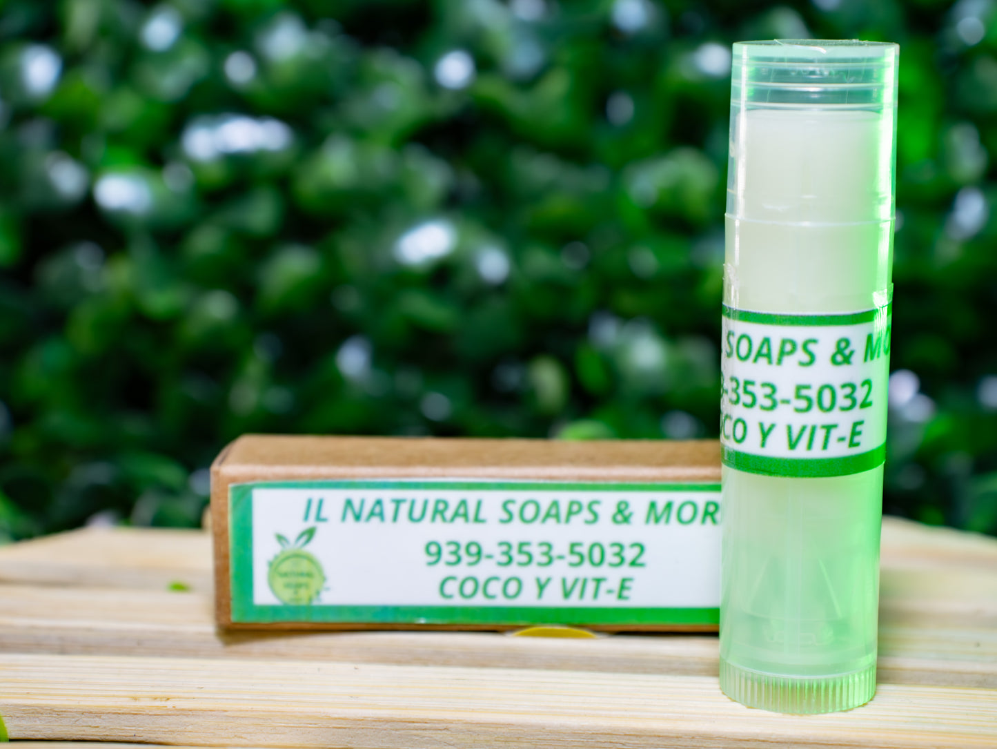 Bálsamo Hidratante para Labios – Coco y Vitamina E