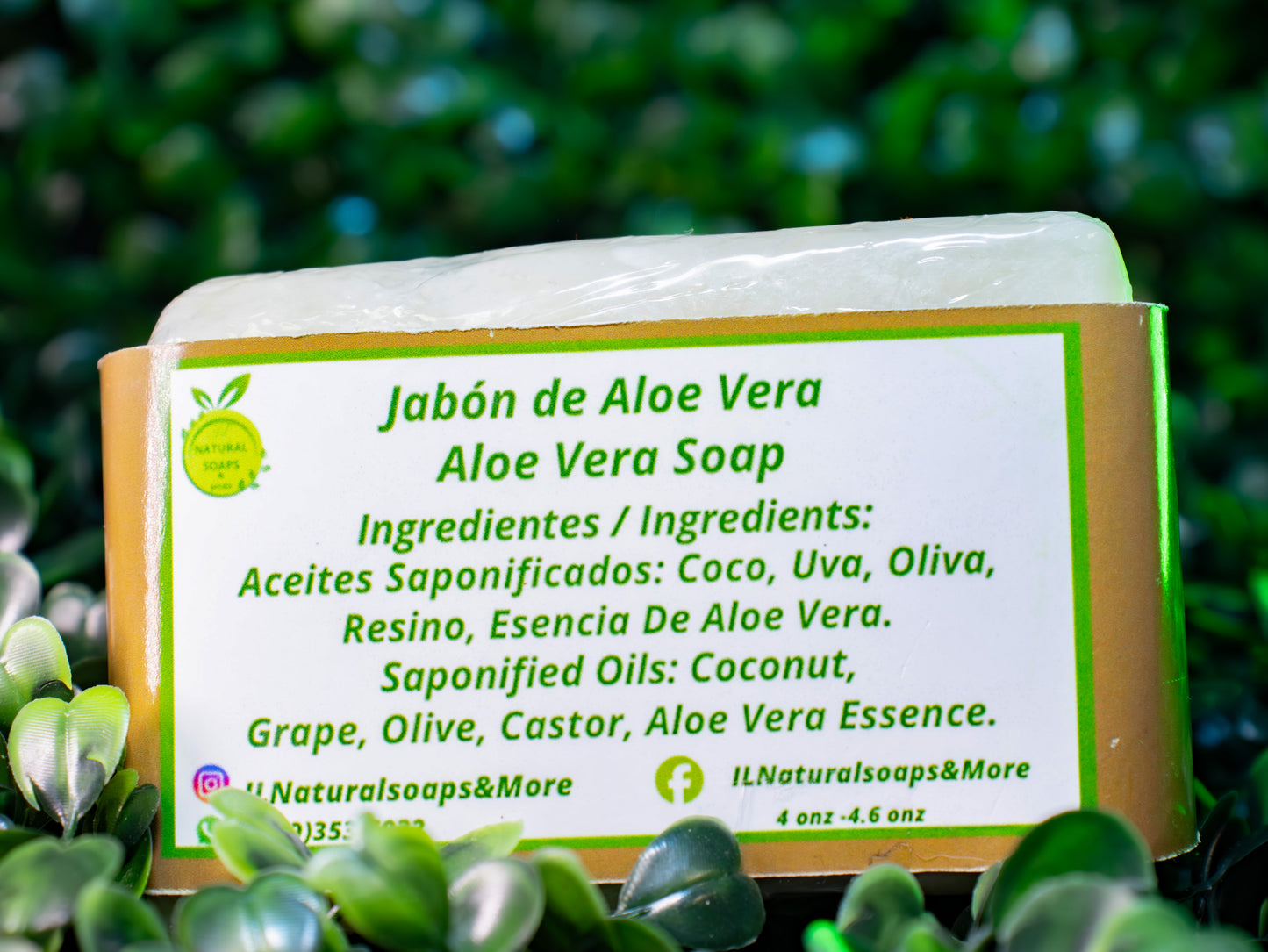 Jabón Artesanal de Aloe Vera