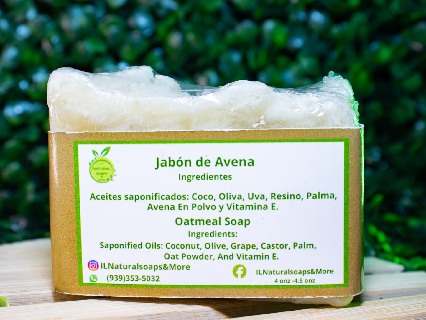 Jabón Artesanal de Avena