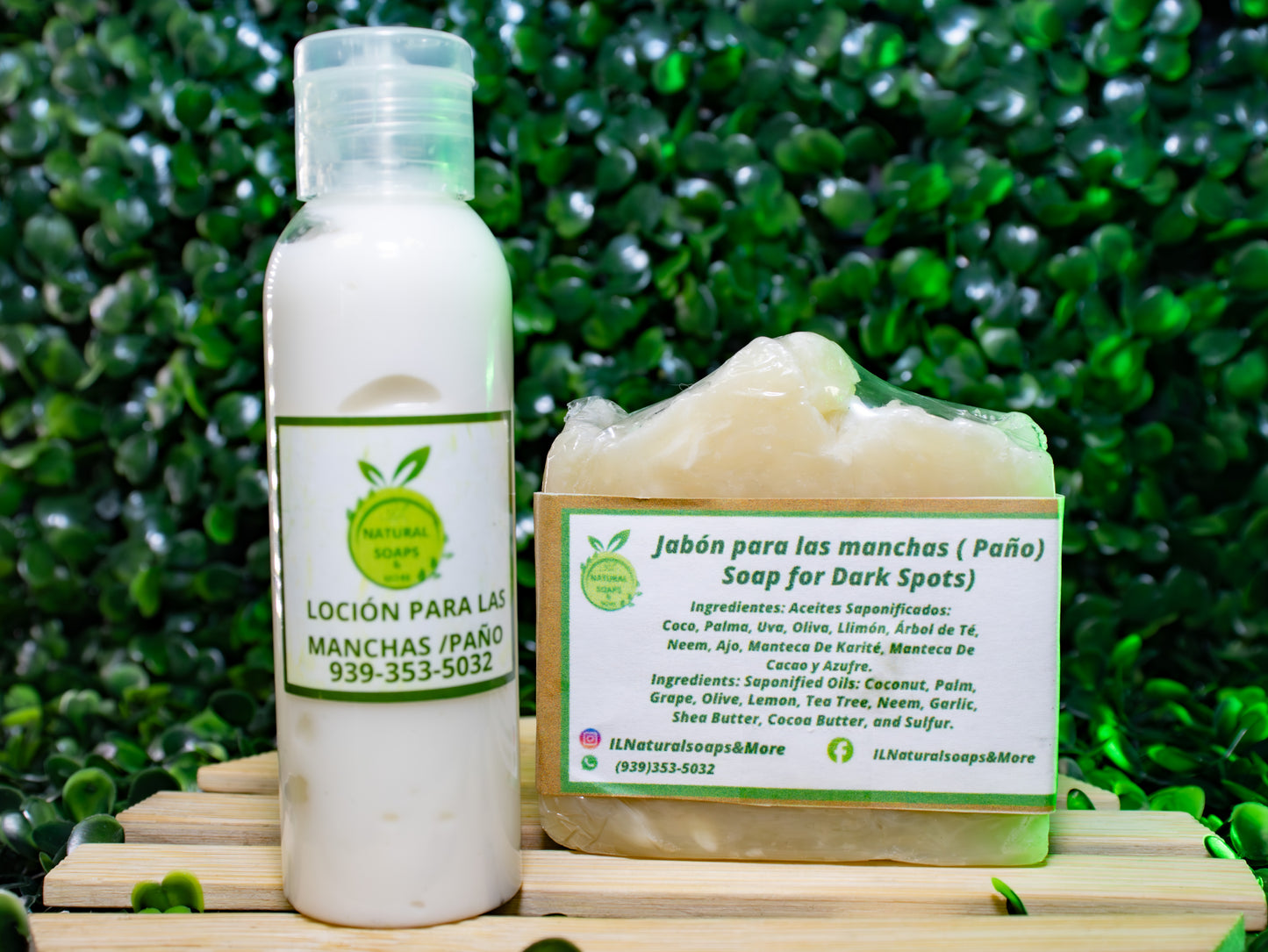 Kit para Manchas y Paño (Jabón + Loción)