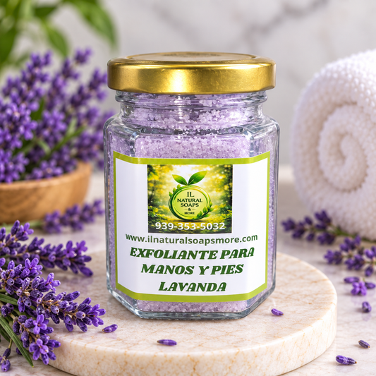 Exfoliante para Manos y Pies – Lavanda